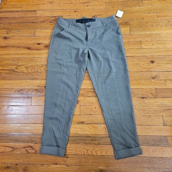 Joe's Jeans Pants - Joe's Ankle Pants size 29  Midi Rise Pockets Slim Leg Green Pant